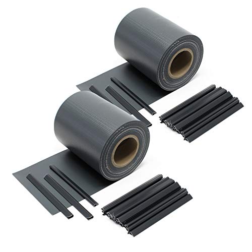Wiltec Strisce Frangivista PVC 70mx19 cm Antracite 650g