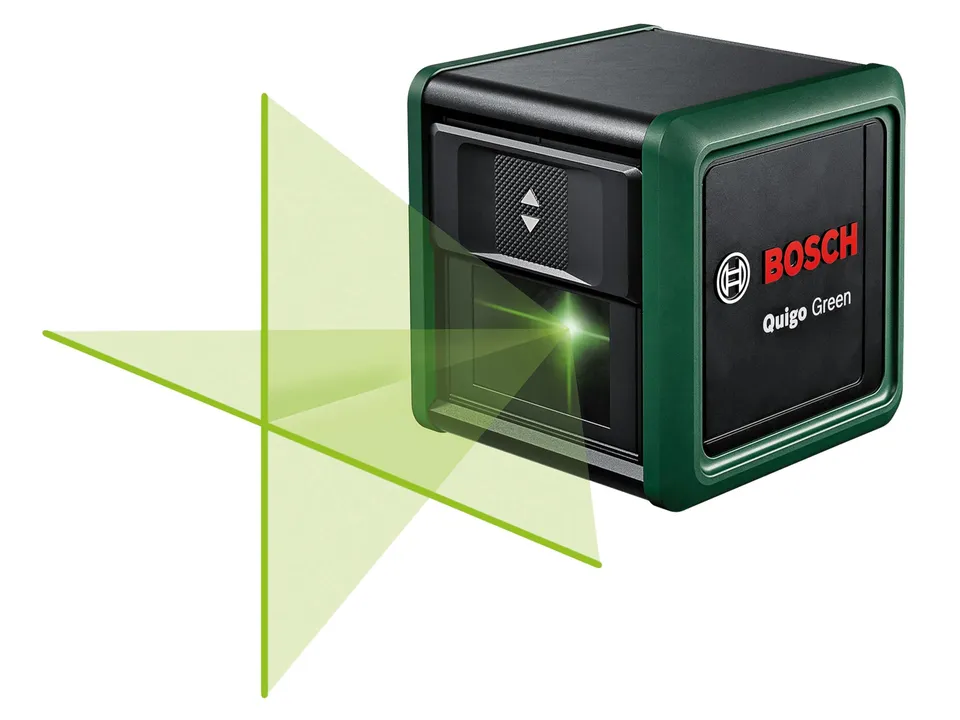 Bosch Quigo Green Livella Laser a Croce con Treppiede