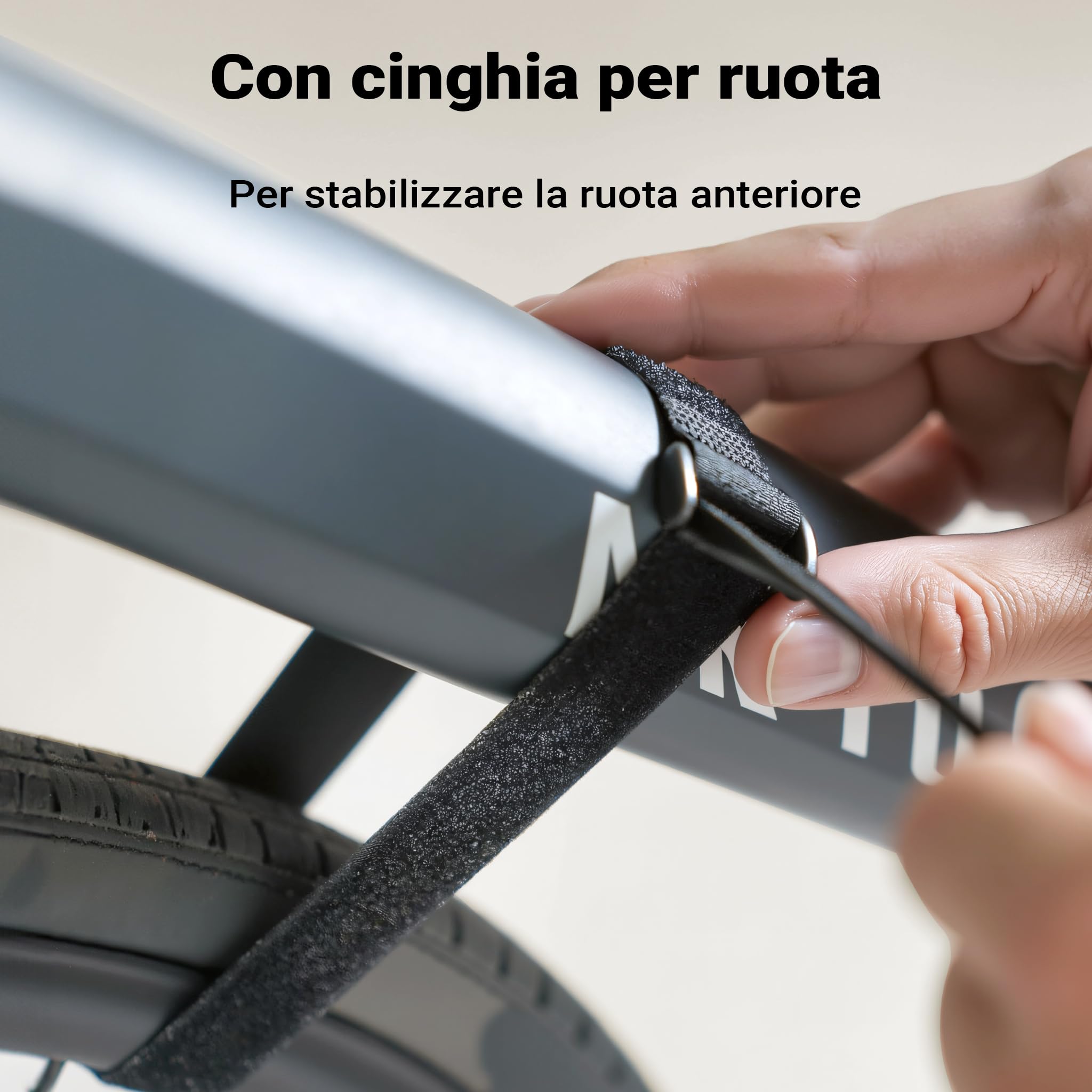 Wiltec Supporto Parete Bicicletta Nero 25kg Universale