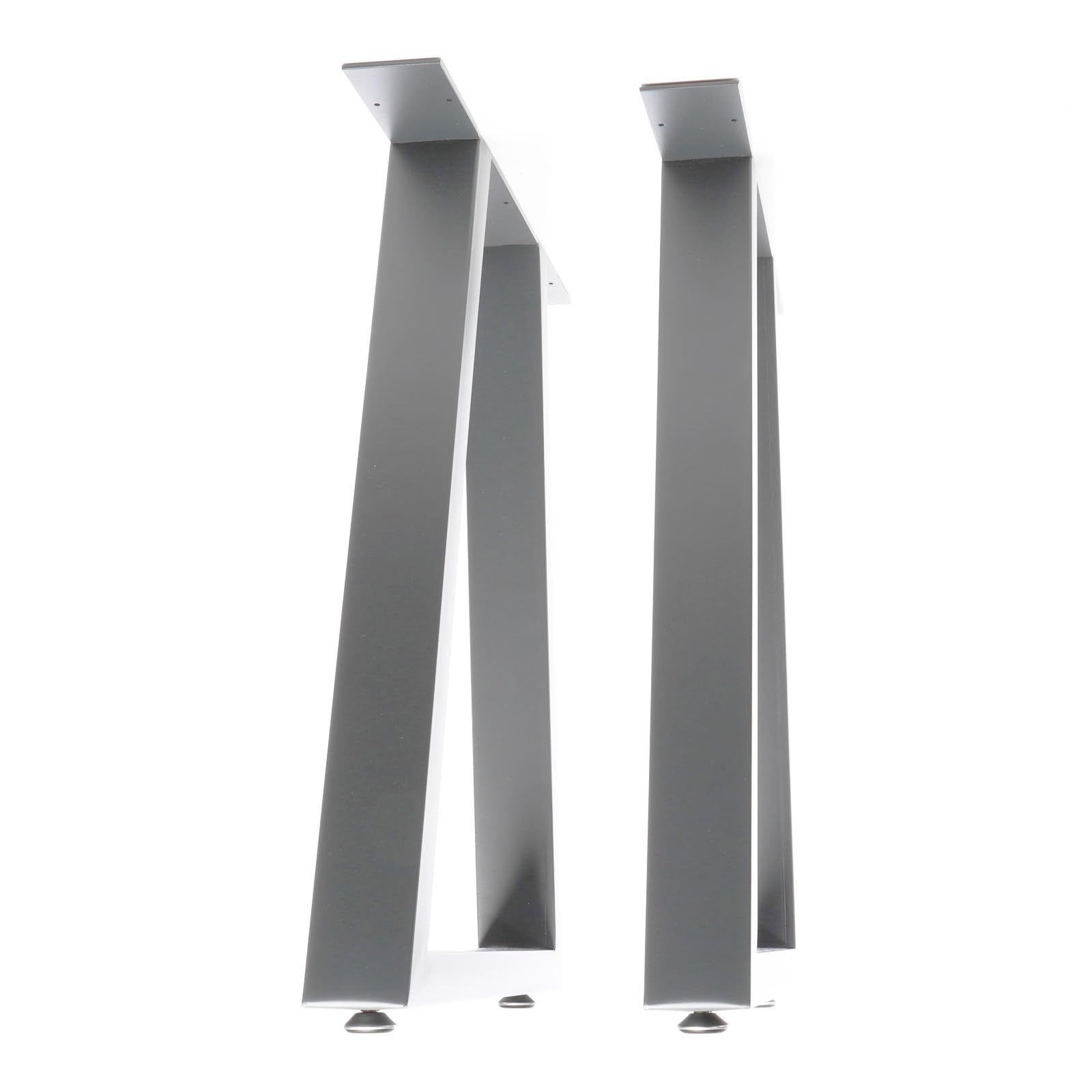 XPOtool Gambe Tavolo Trapezio 60x72 cm Acciaio Grigio 2pz