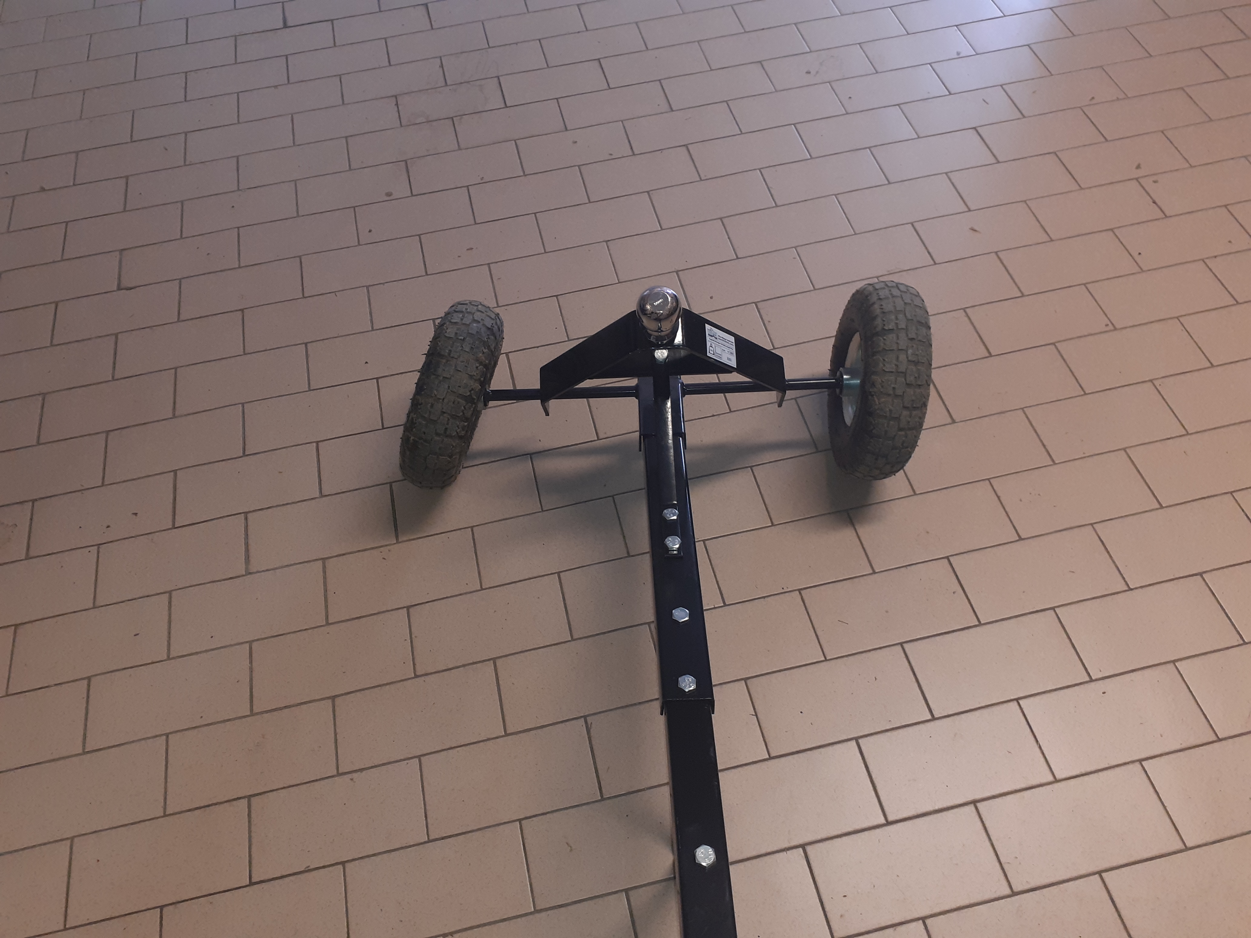 Wiltec Carrello sposta rimorchio 110x72x30 cm 270 kg