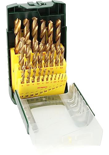 Bosch 2607017154 Set 25 punte metallo HSS-TIN 1-13 mm