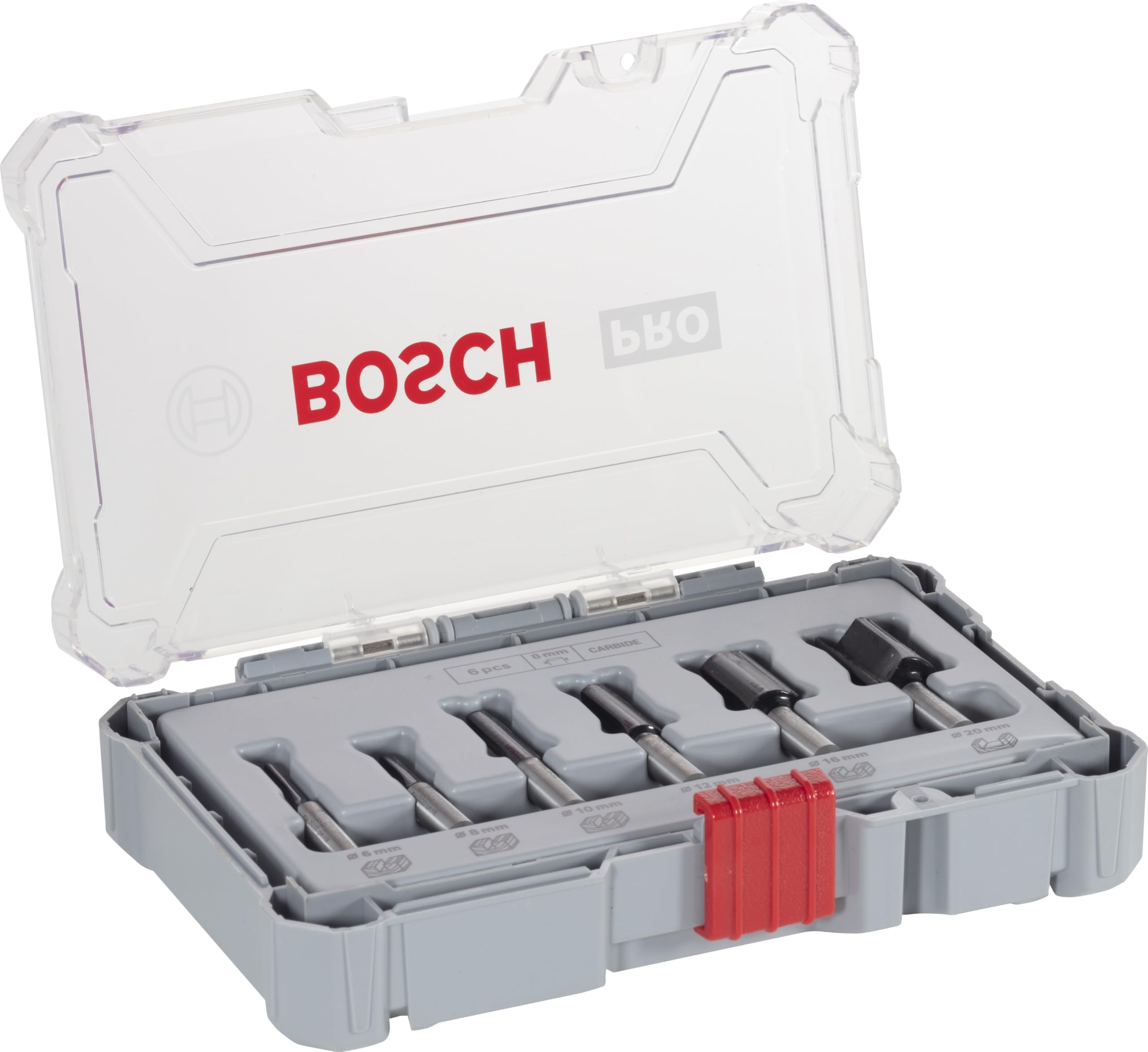 Bosch Set 30 Frese per Legno Codolo 8 mm Misto PRO