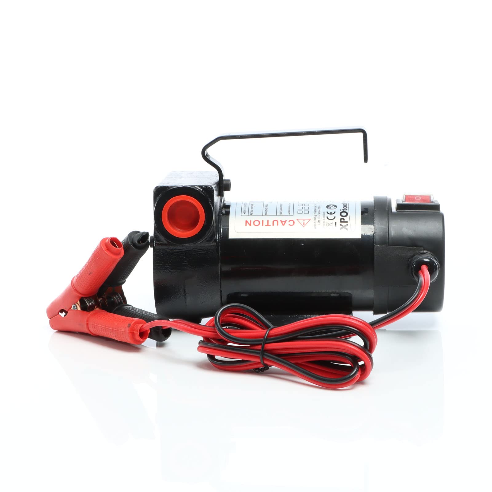 XPOtool Pompa Diesel Elettrica 12V 2400 l/h 10m