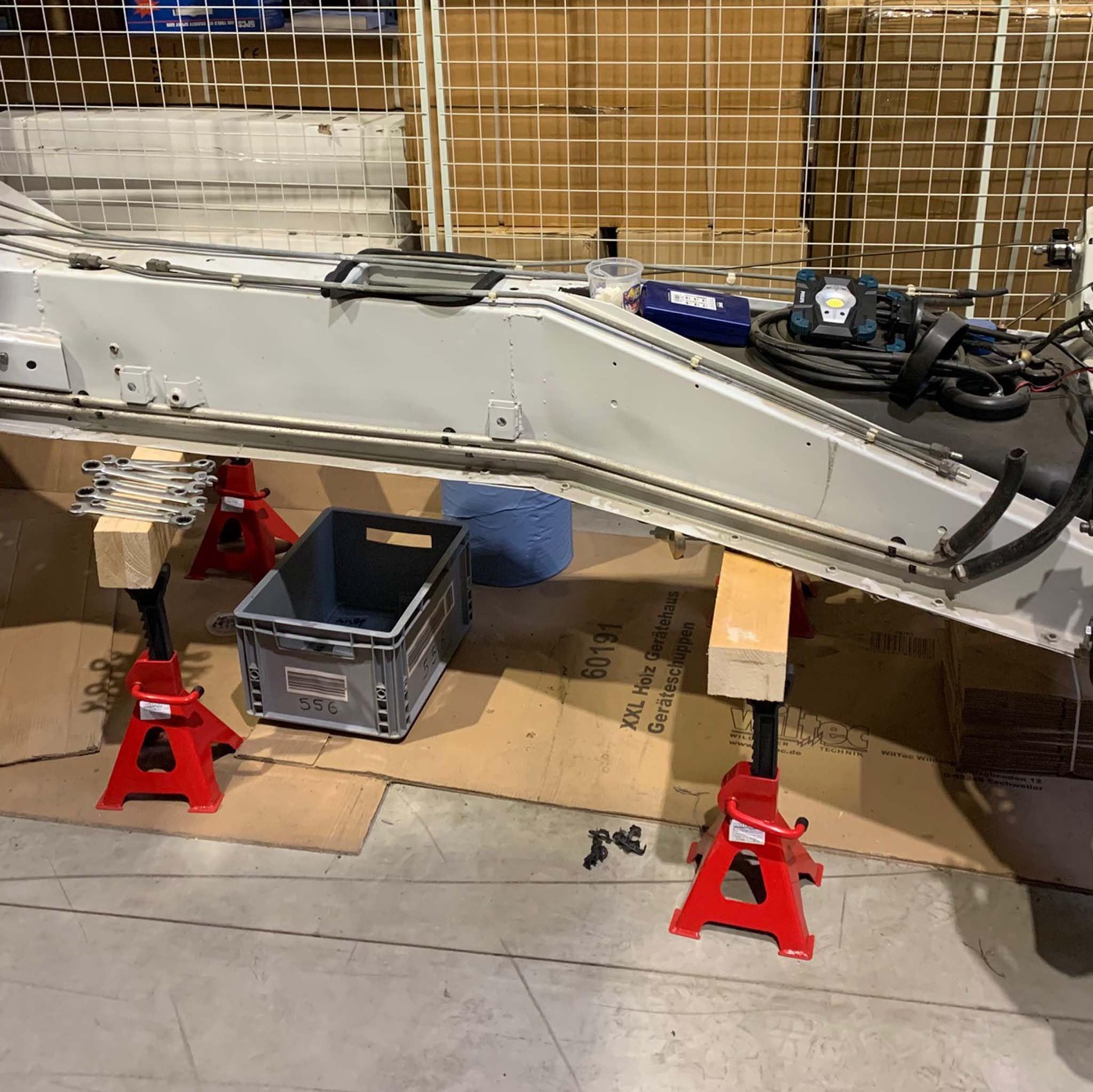 Wiltec Cavalletti di Sostegno 6T Set 2 Pezzi Portata 6000 kg
