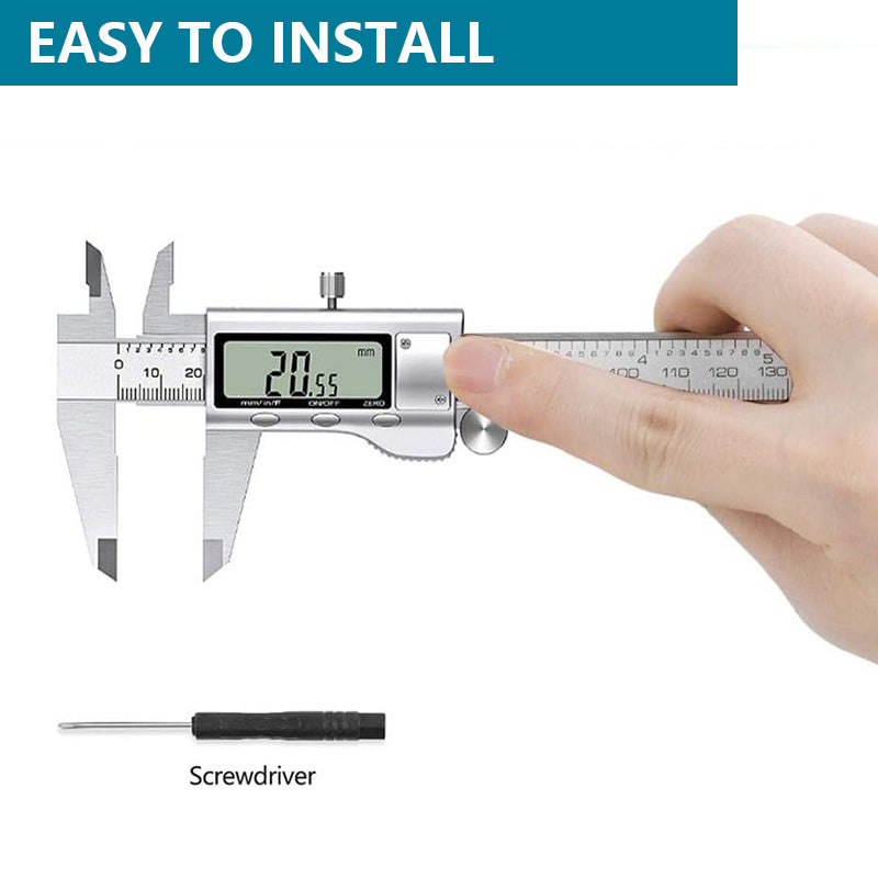 Tilswall calibro digitale 0-150 mm acciaio inox LCD preciso