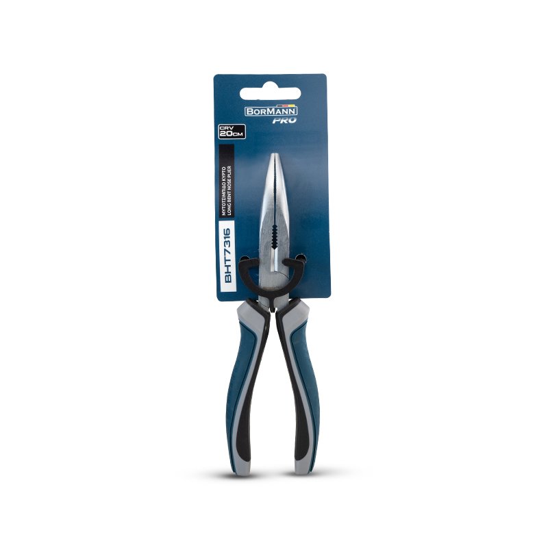 Bormann Pinza a Becchi Lunghi Piegati 16cm presa precisa