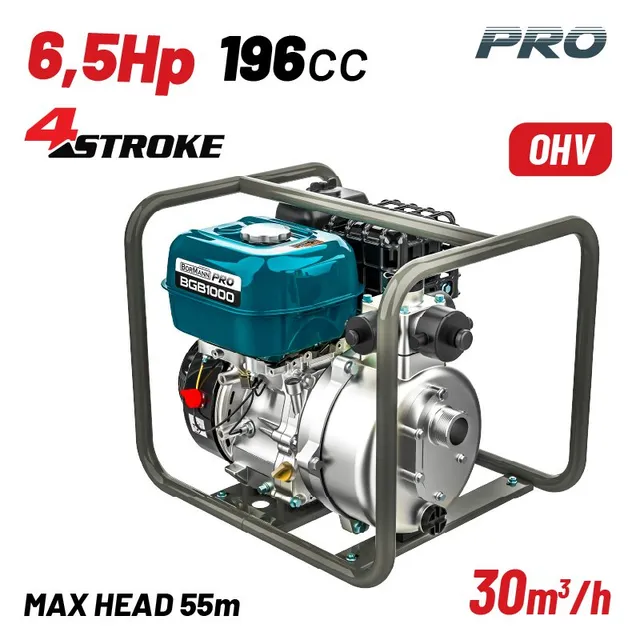 Bormann Pro BGB1000 Motopompa Antincendio 2" 196cc
