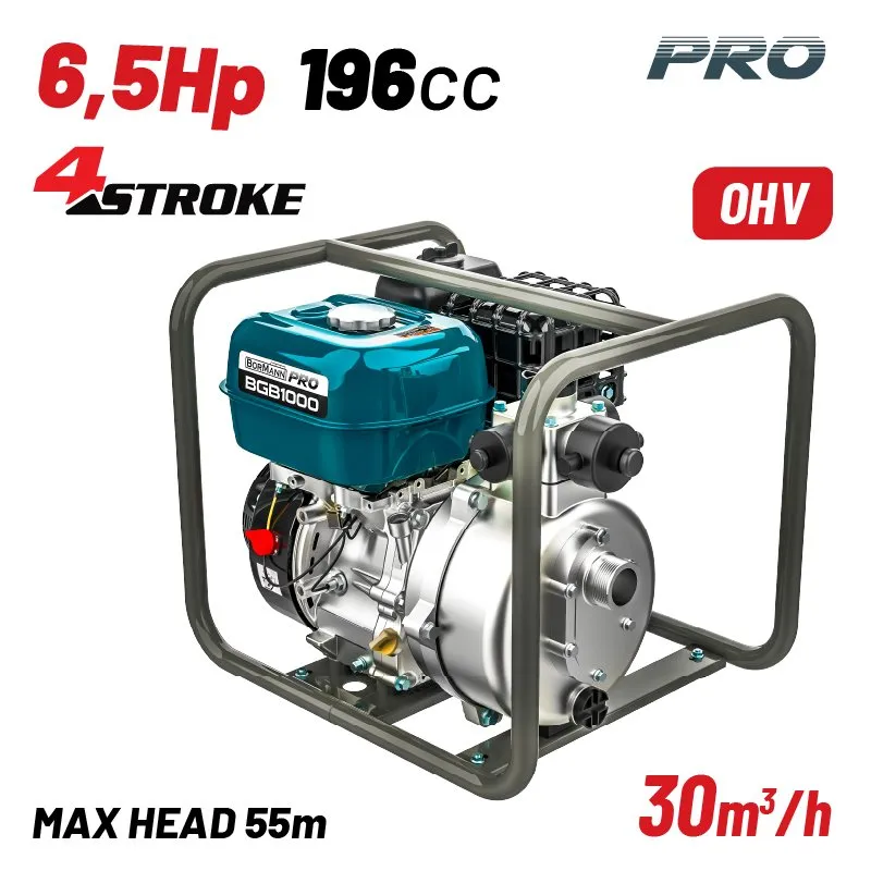 Bormann Pro BGB1000 Motopompa Antincendio 2" 196cc