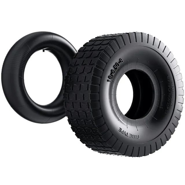 Wiltec 18x8.50-8 4PR Pneumatico Trattorino con Camera Valvola