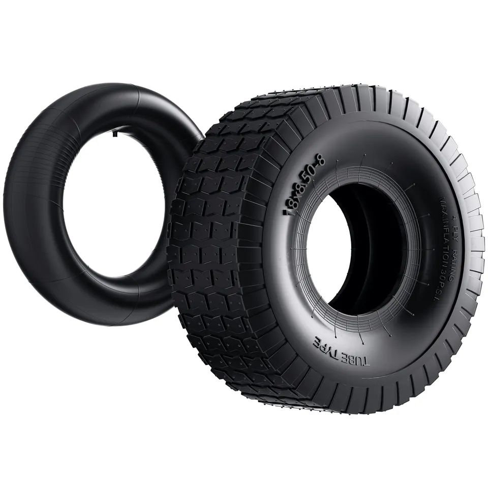 Wiltec 18x8.50-8 4PR Pneumatico Trattorino con Camera Valvola