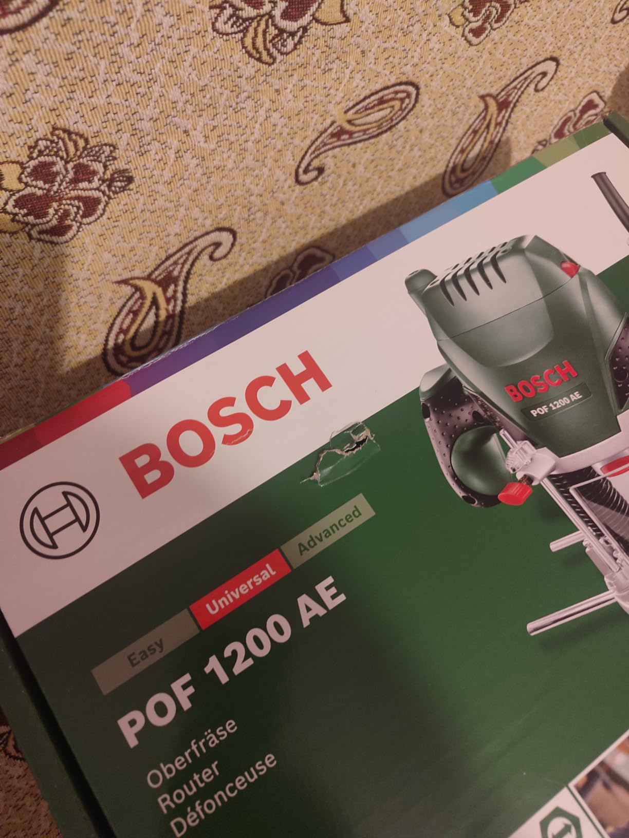 Bosch POF 1200 AE Fresatrice Verticale 1200W 230V