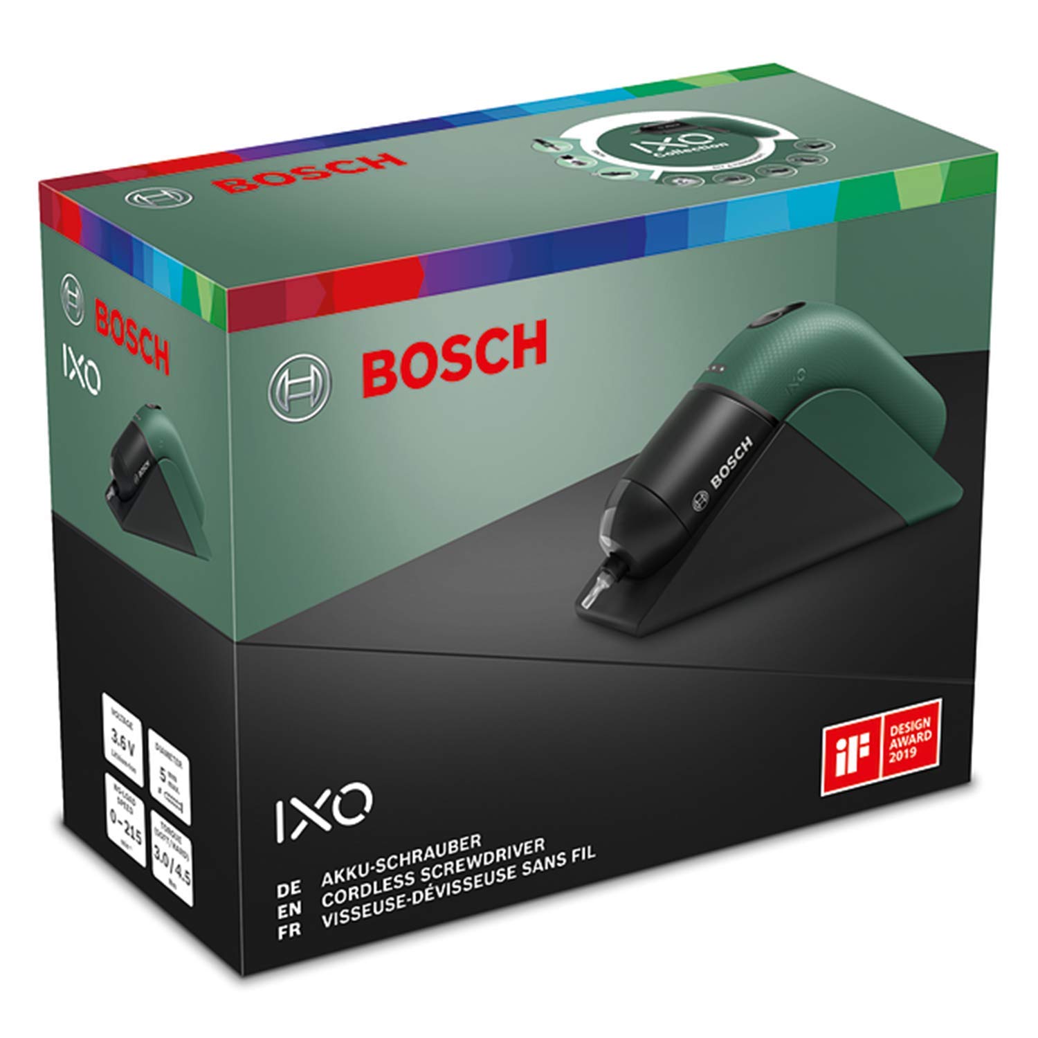 Bosch IXO VI avvitatore elettrico 3,6V con stazione ricarica