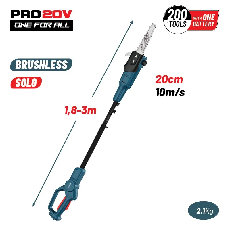 Bormann Pro BBP4220 potatore telescopico 20V lama 20cm solo