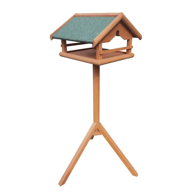 Wiltec Toboli Mangiatoia Uccelli Legno 119 cm Tipo 4