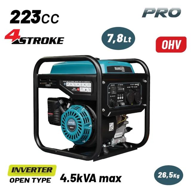 Bormann Pro BGB4045 generatore inverter benzina 3,5kW