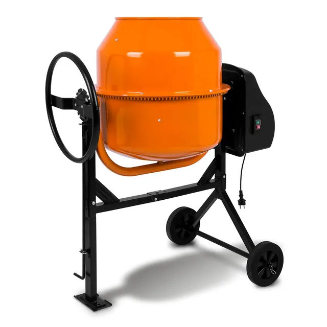 EBERTH Betoniera Elettrica 140 Litri 550W Tamburo Ghisa