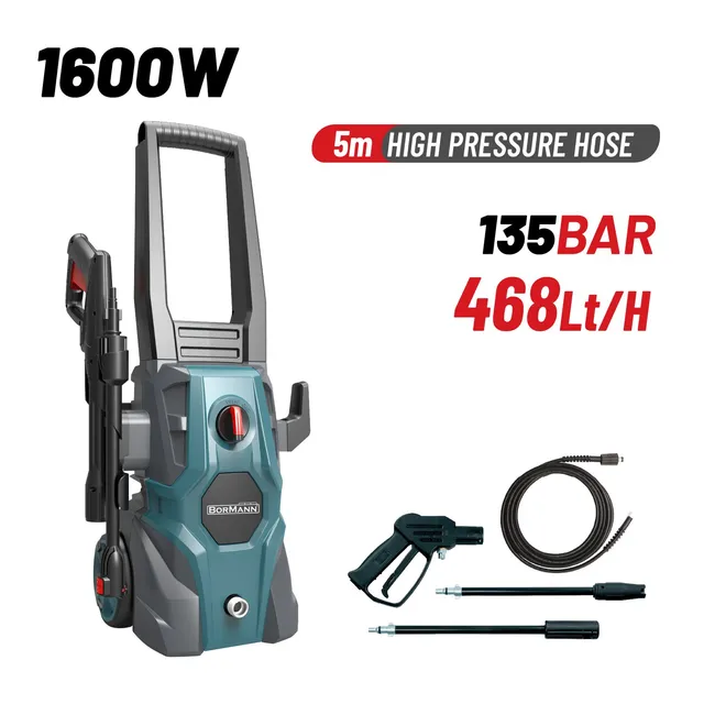 Bormann Lite Idropulitrice 1600W 135Bar 468L/h