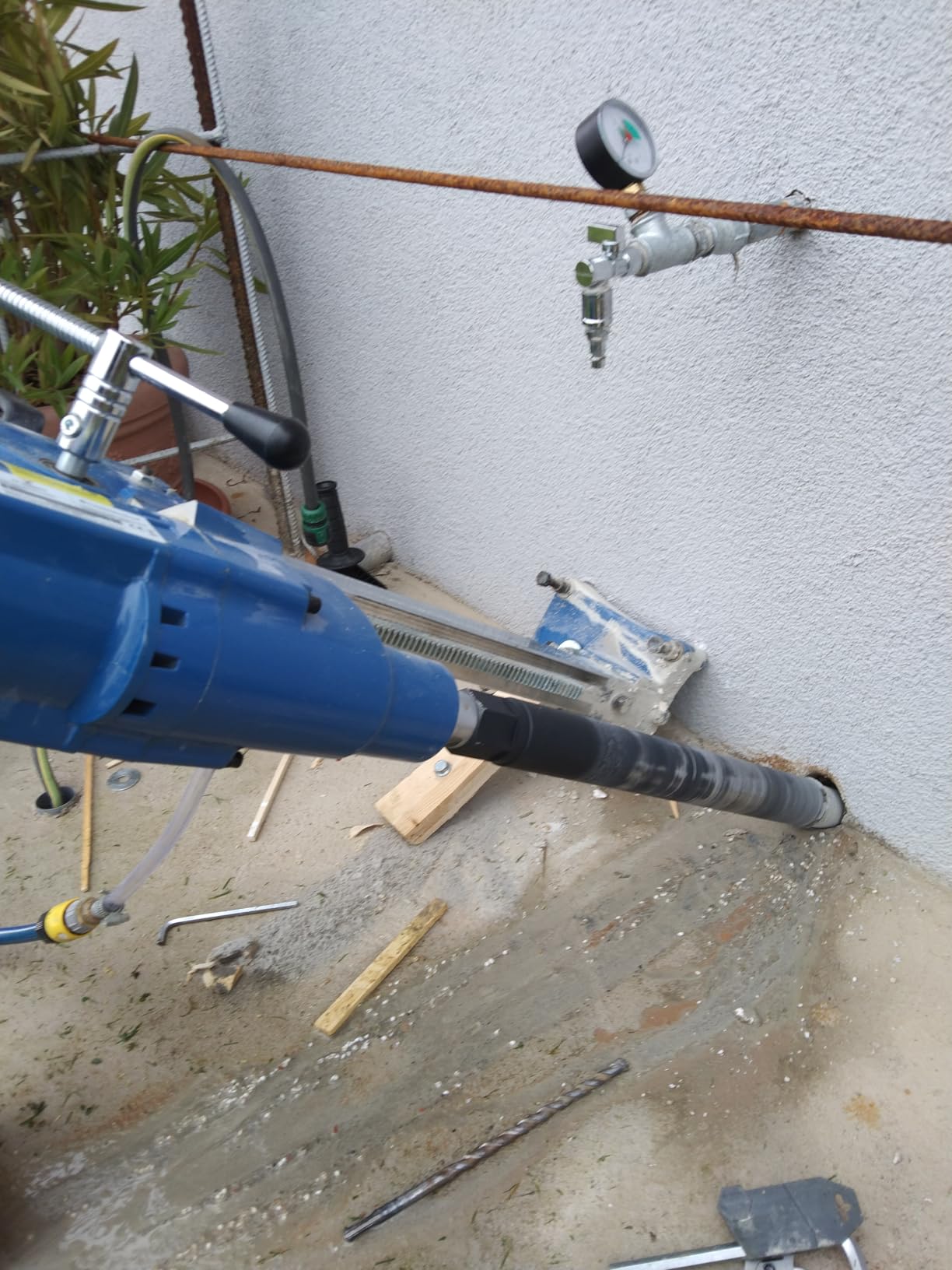 Wiltec corona diamantata 52 mm 450 mm per umido