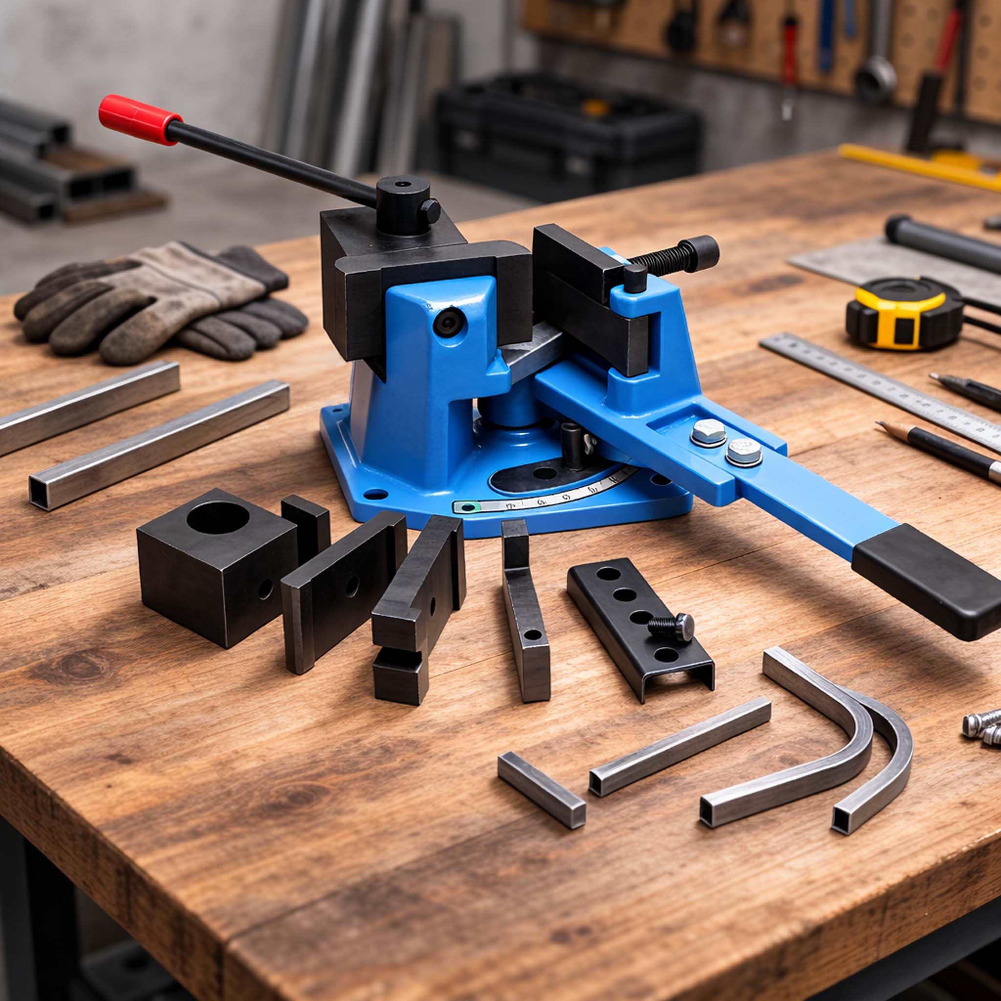 Wiltec Curvatrice manuale universale piegaferri 70 mm