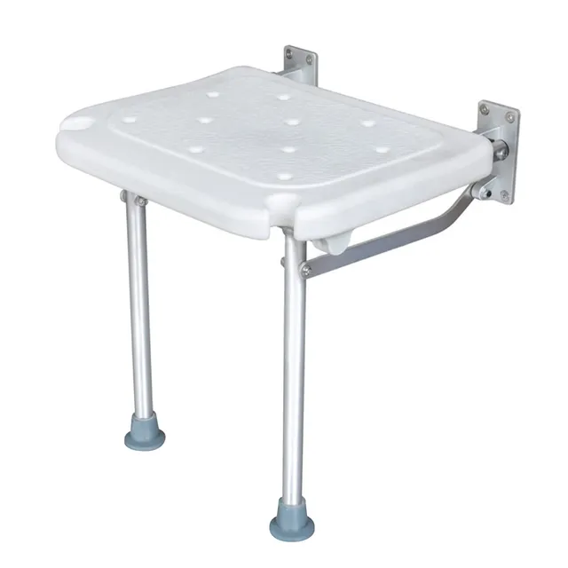 Weytoll Sedia Doccia Pieghevole a Parete con Gambe 200 kg