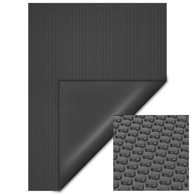 Wiltec Copertura 5x8 m Telo Piscina Termico Nero 140µ