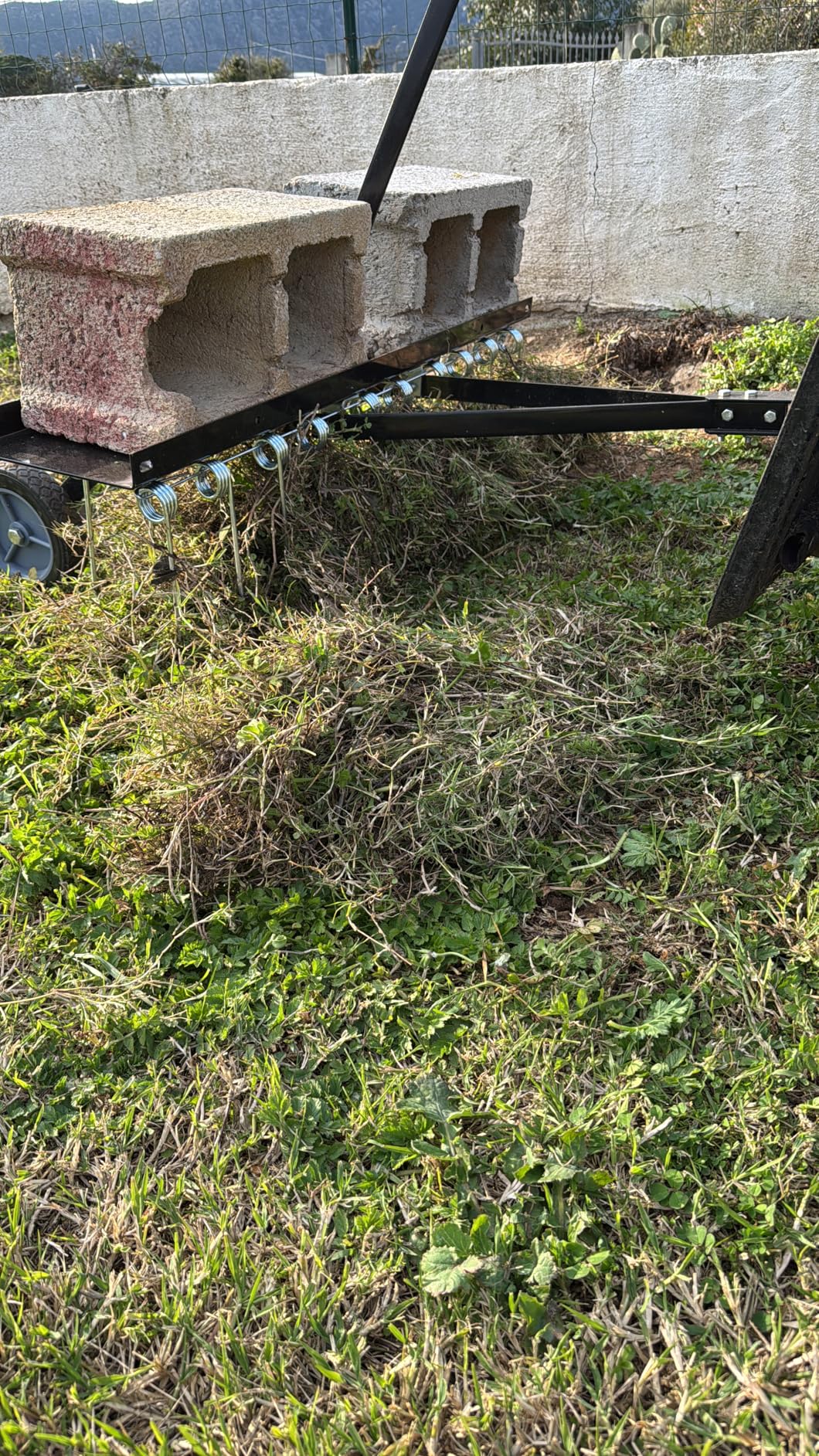 Wiltec Scarificatore a molle 120 cm per trattorino