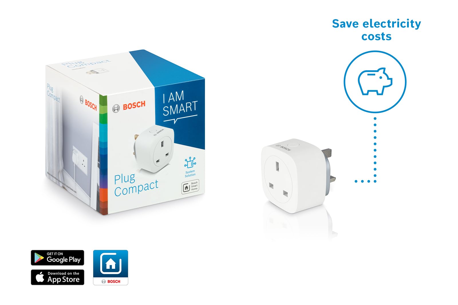 Bosch Smart Home Presa Wi-Fi intelligente singola Alexa