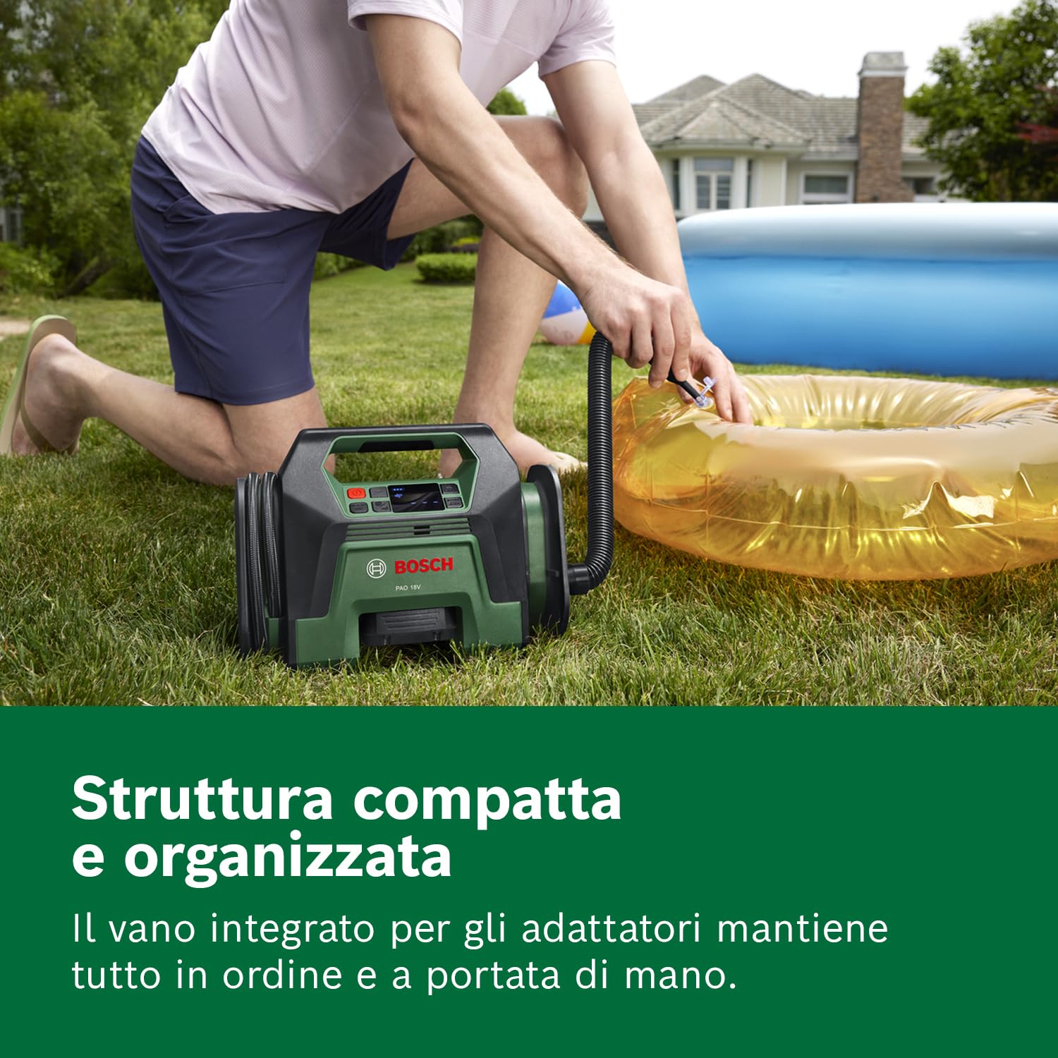 Bosch PAO 18V Compressore Aria Batteria 10,3 bar