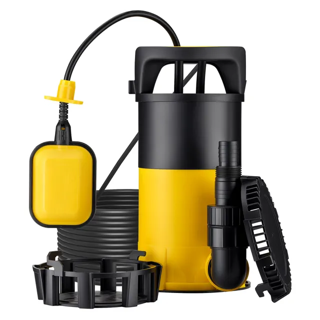 Wiltec 3in1 400 W pompa sommersa 8000 l/h aspirazione piatta
