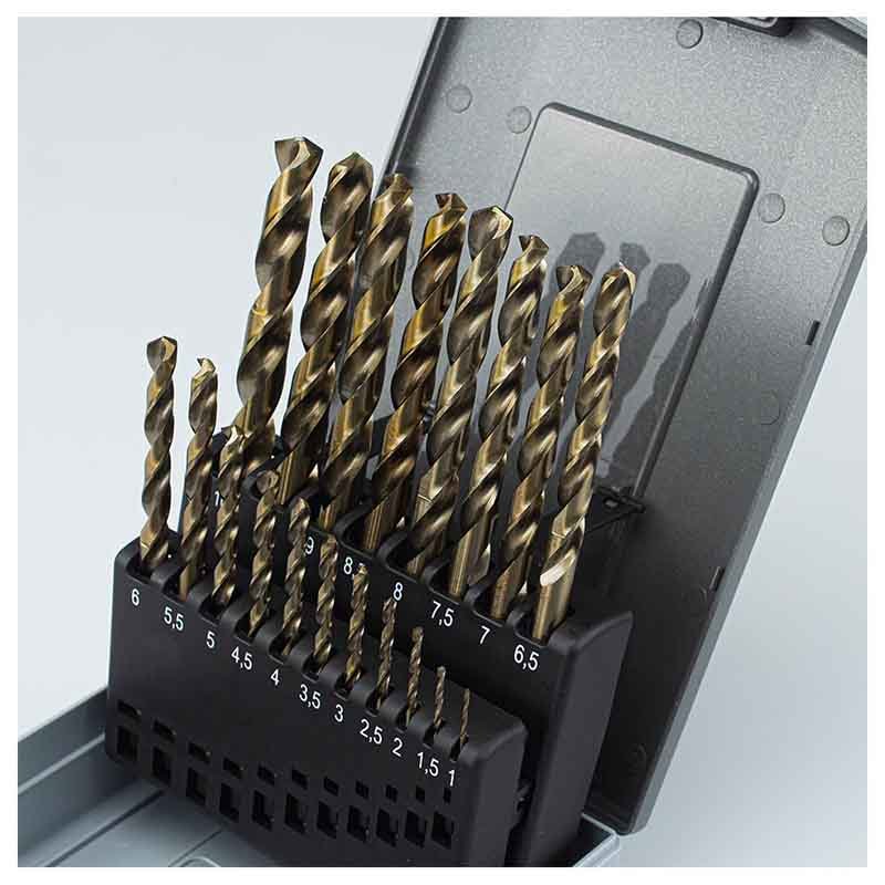 Bormann Pro Set Punte HSS-Co 1-10mm Cobalto