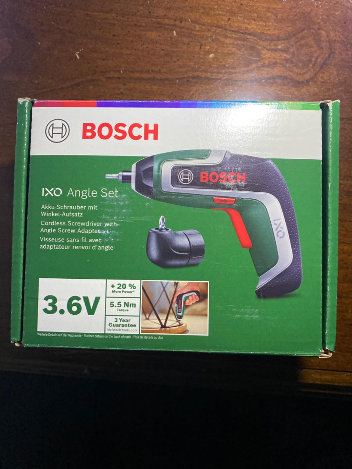 Bosch IXO 7 cacciavite batteria 3,6V set Esclusivo angolare