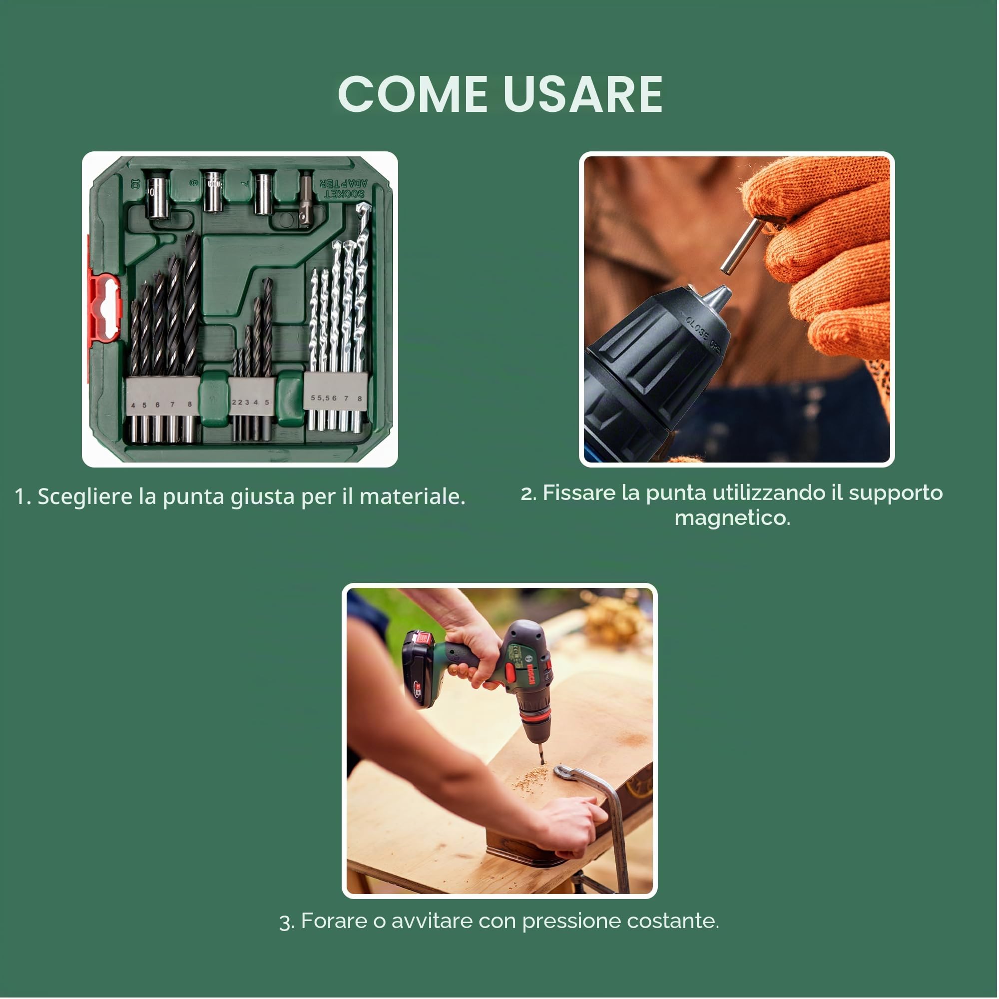 Bosch X-Line 34 pezzi set punte e bit titanio