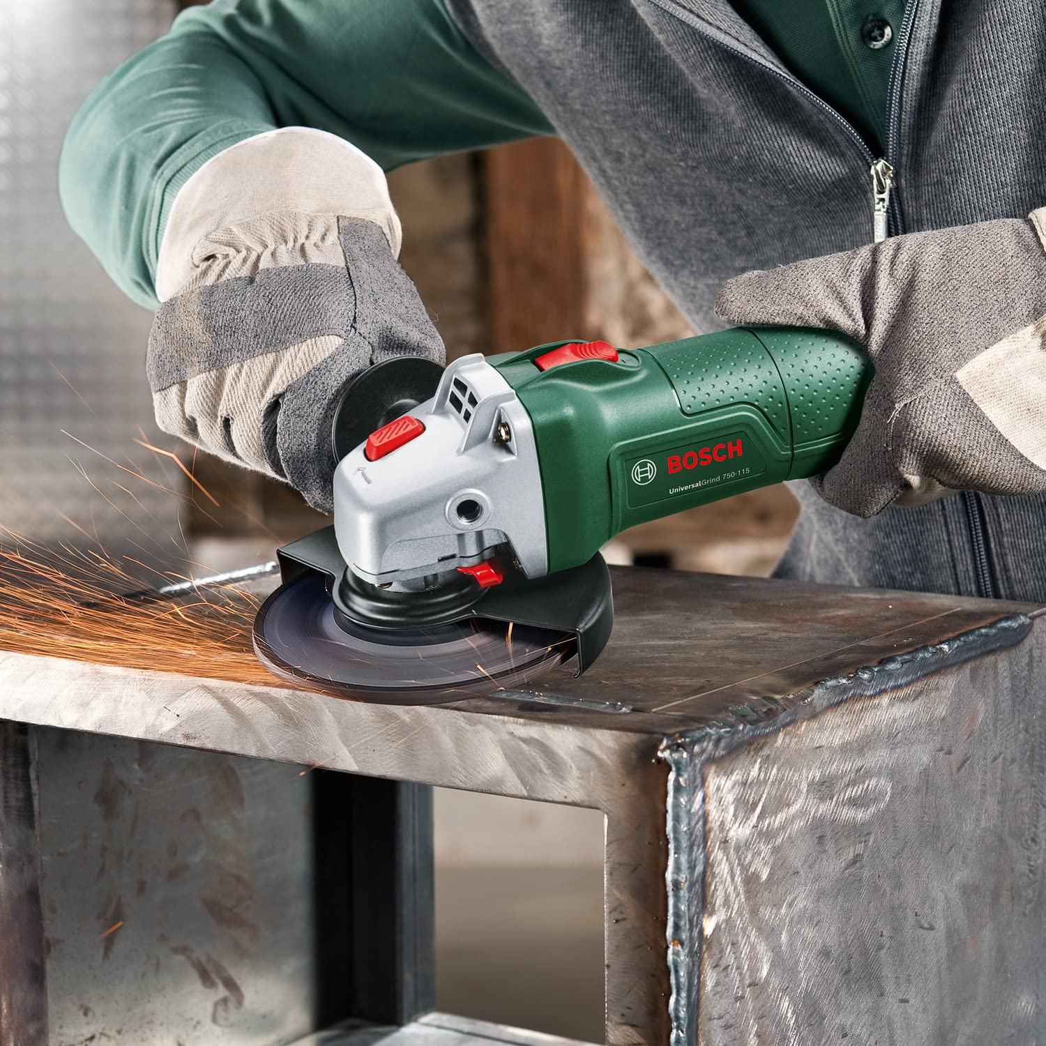 Bosch UniversalGrind 7-125 smerigliatrice 750 W 3 dischi