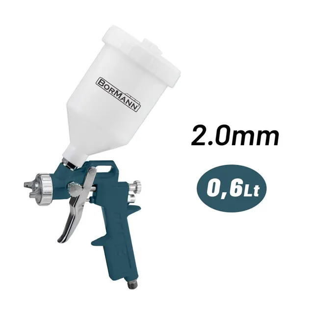 Bormann pistola verniciatura 0,6L ugello 2,0mm