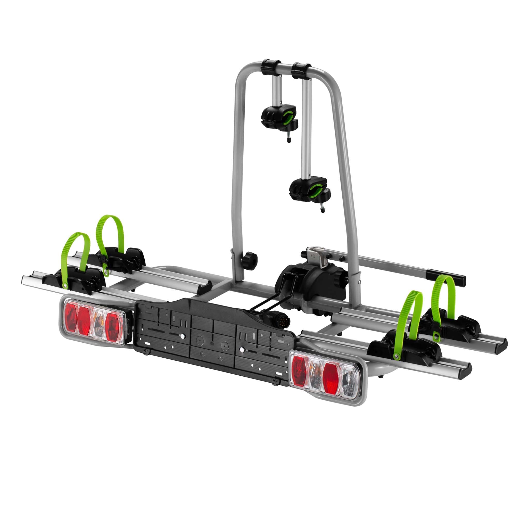 Wiltec Portabici Auto Universale 2 Bici 60kg Pieghevole