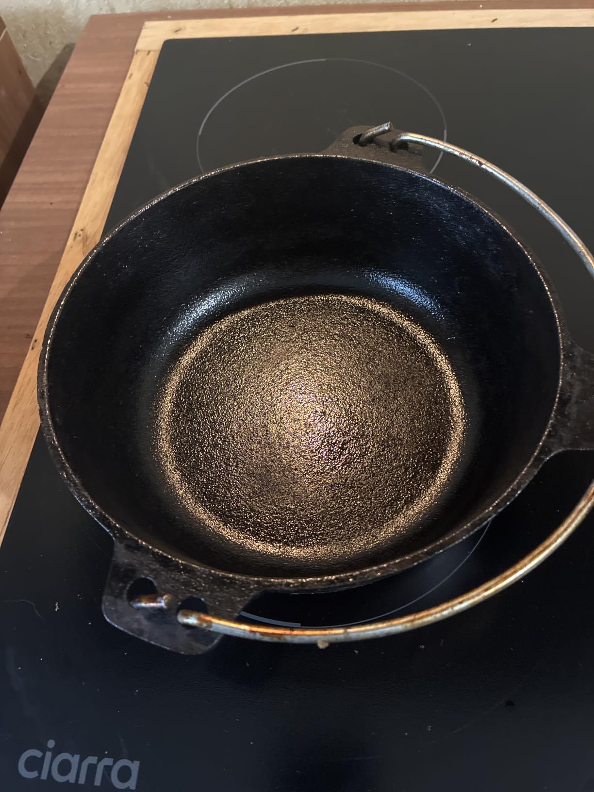Wiltec Dutch Oven Forno Olandese 4L Ghisa Fuoco