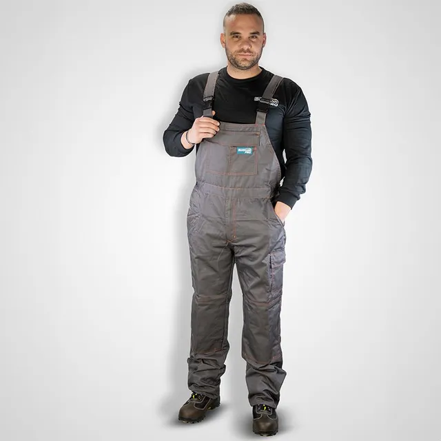 Bormann Salopette Lavoro L/52 240g/mq Grigia