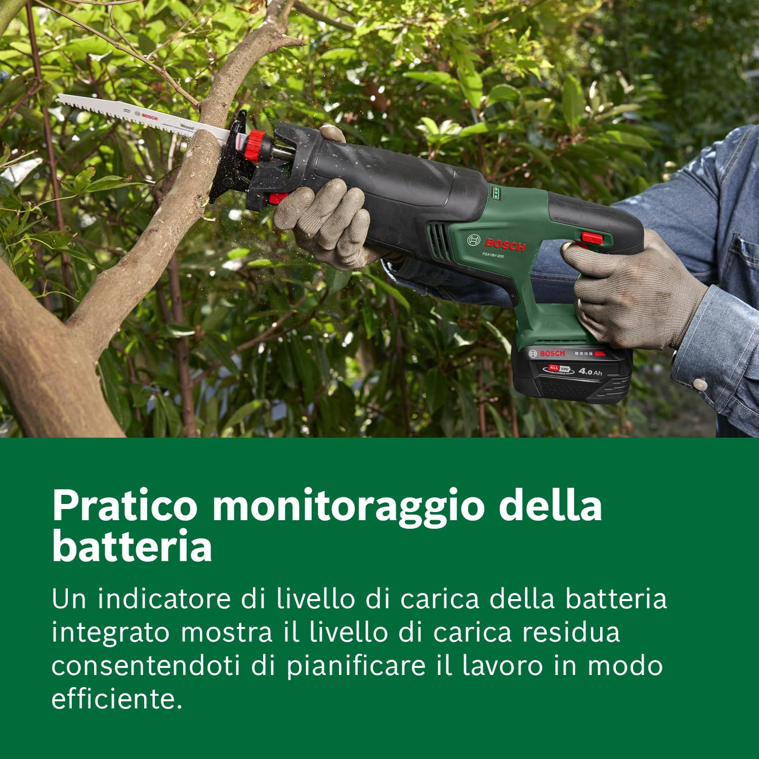 Bosch PSA18V-200 Sega Universale 18V Solo Corpo