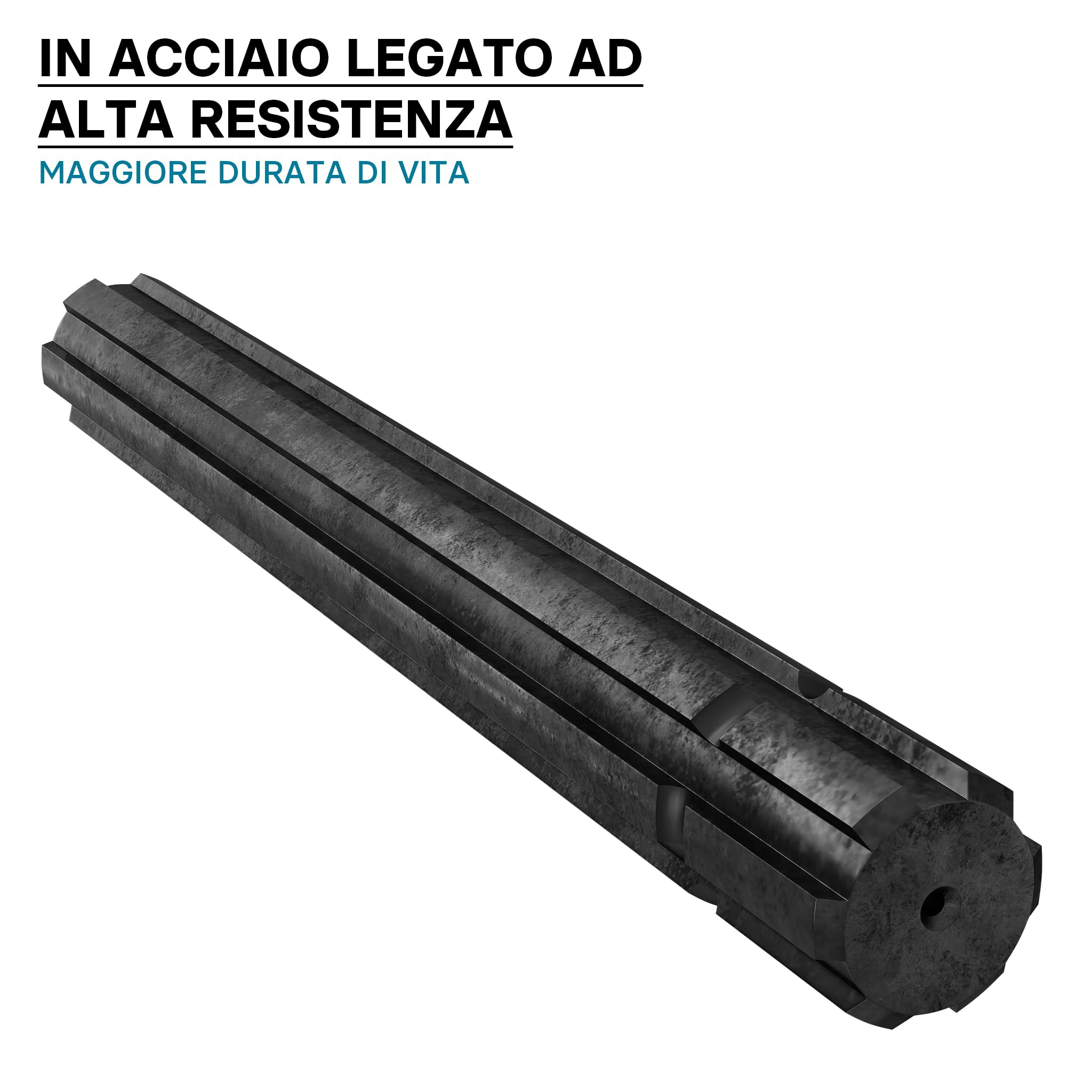 Wiltec BT1 Profilo scanalato cardano 300 mm 1 3/8" 6 denti