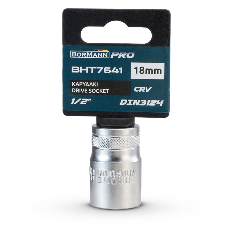 Bormann Bussola 1/2" 18mm Esagonale Acciaio