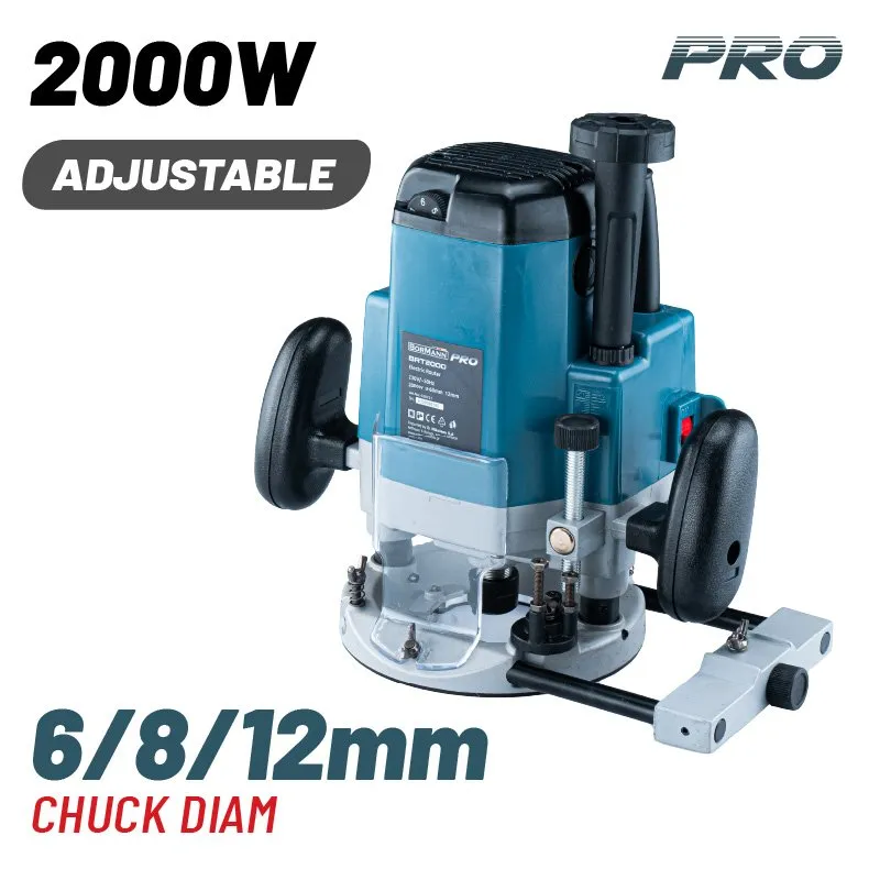 Bormann Pro fresatrice verticale 2000W per legno