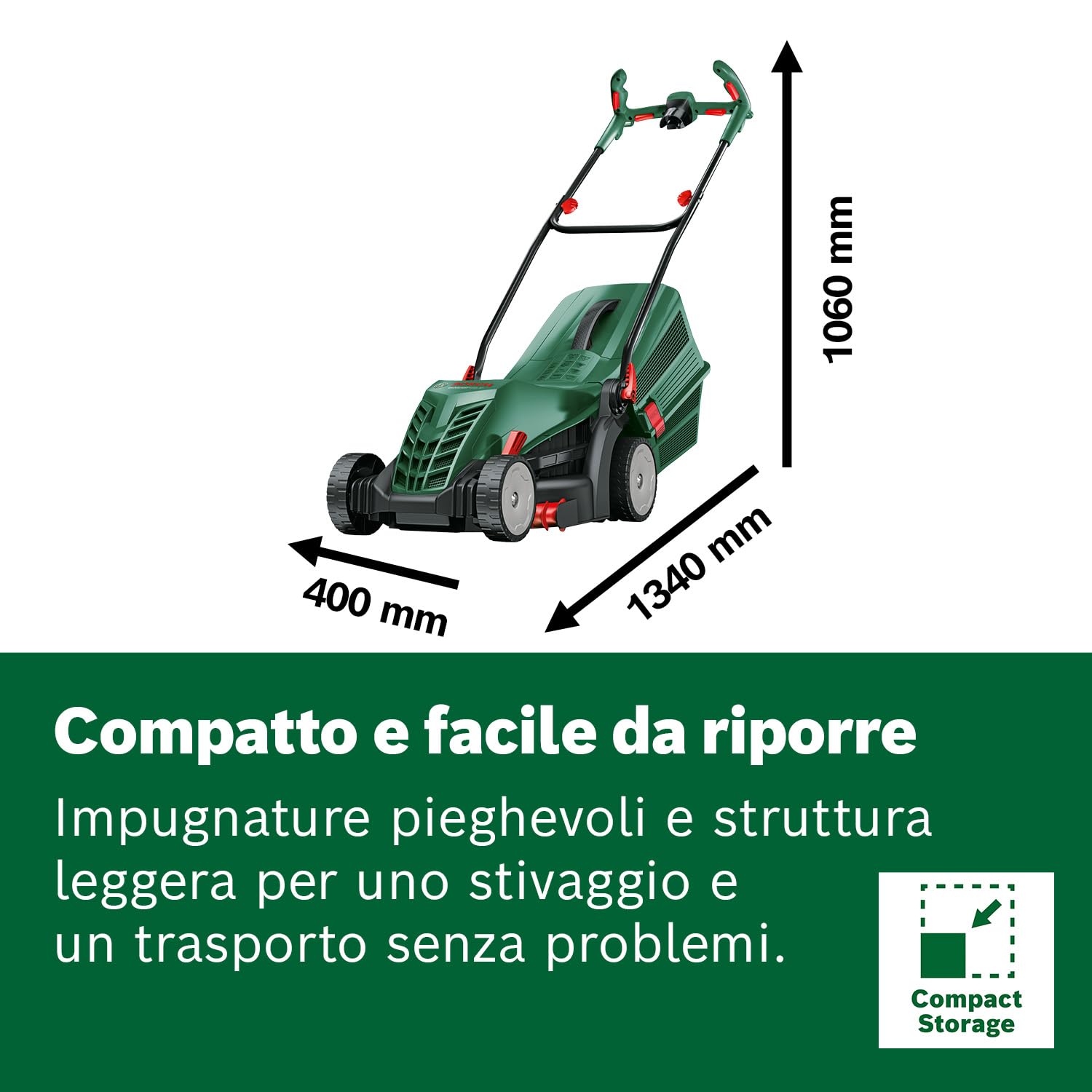 Bosch UniversalRotak 37-555 Tagliaerba a Filo 1400 W