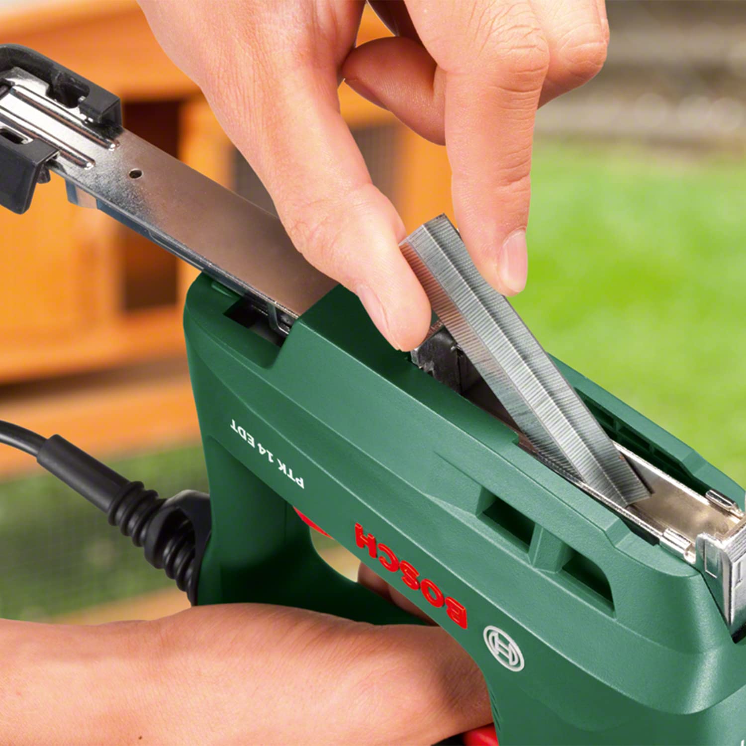 Bosch PTK 14 EDT Graffatrice Elettrica DuoTac Verde