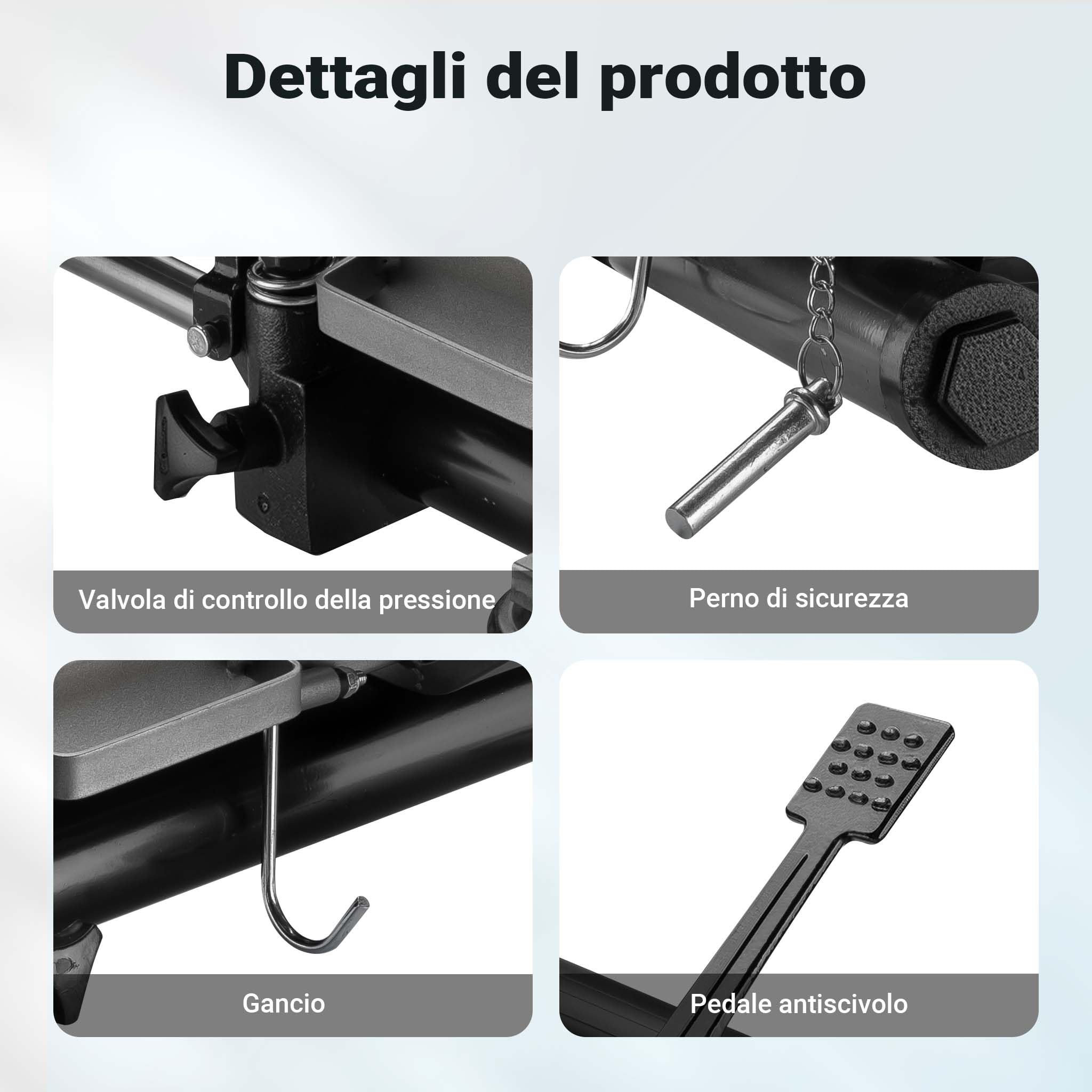 Wiltec Idraulico 680kg carrelli sposta auto 2pz gomme 30cm
