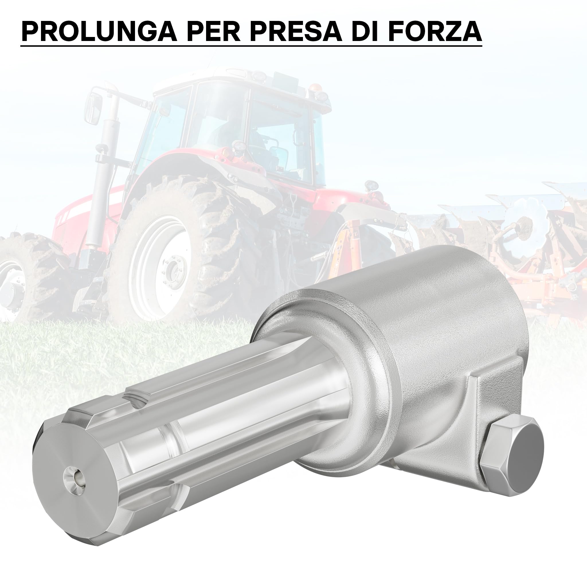 Wiltec Boccola Albero Cardanico 140mm 6 Denti 1-3/8