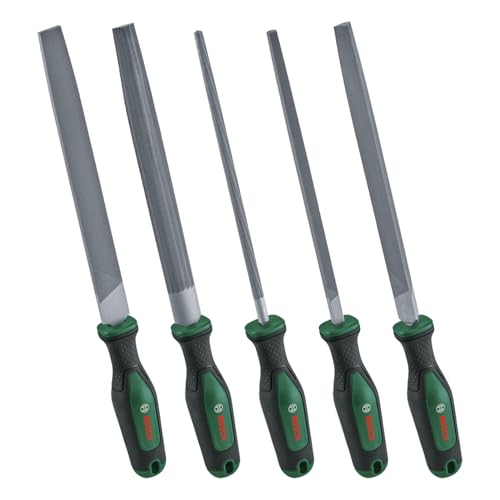 Bosch Set Lime 3 pezzi acciaio 200 mm taglio medio
