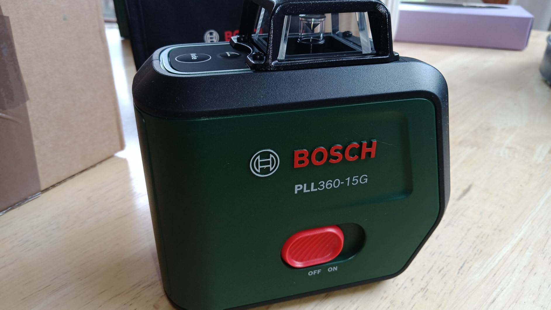 Bosch PLL360-15G livella laser linee verdi 360° batteria USB-C