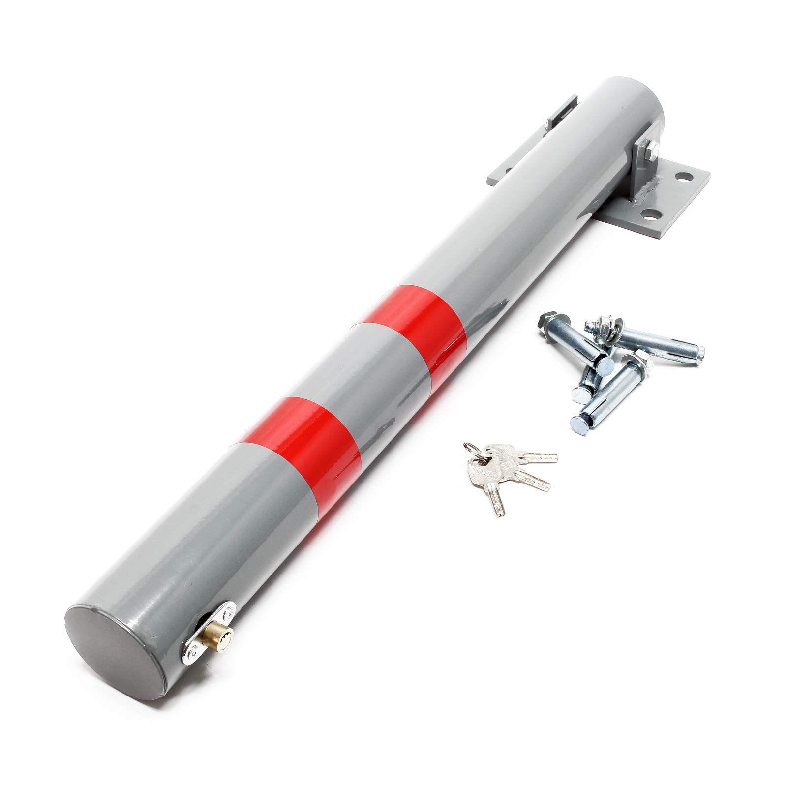 Wiltec Dissuasore Parcheggio Pieghevole 705 mm con Chiave