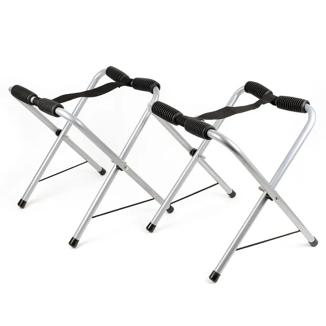 Wiltec Cavalletto Kayak Alluminio 370x330x410 mm 2 Pezzi